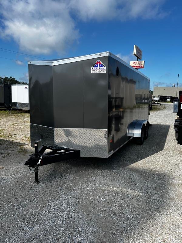 New 2025 Haul-About Cougar 7x18 7K GVWR Enclosed Cargo Trailer  #14583
