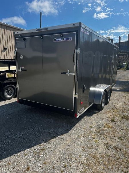 New 2025 Haul-About Cougar 7x18 7K GVWR Enclosed Cargo Trailer  #14583