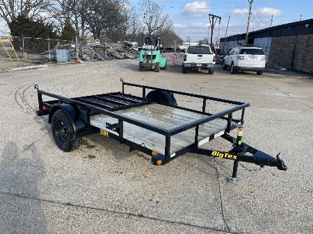 New 2025 Big Tex Trailers 35SA 77 x10' Single Axle Utility Trailer