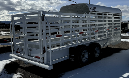 New 2024 Wyatt SGT Stock Trailer