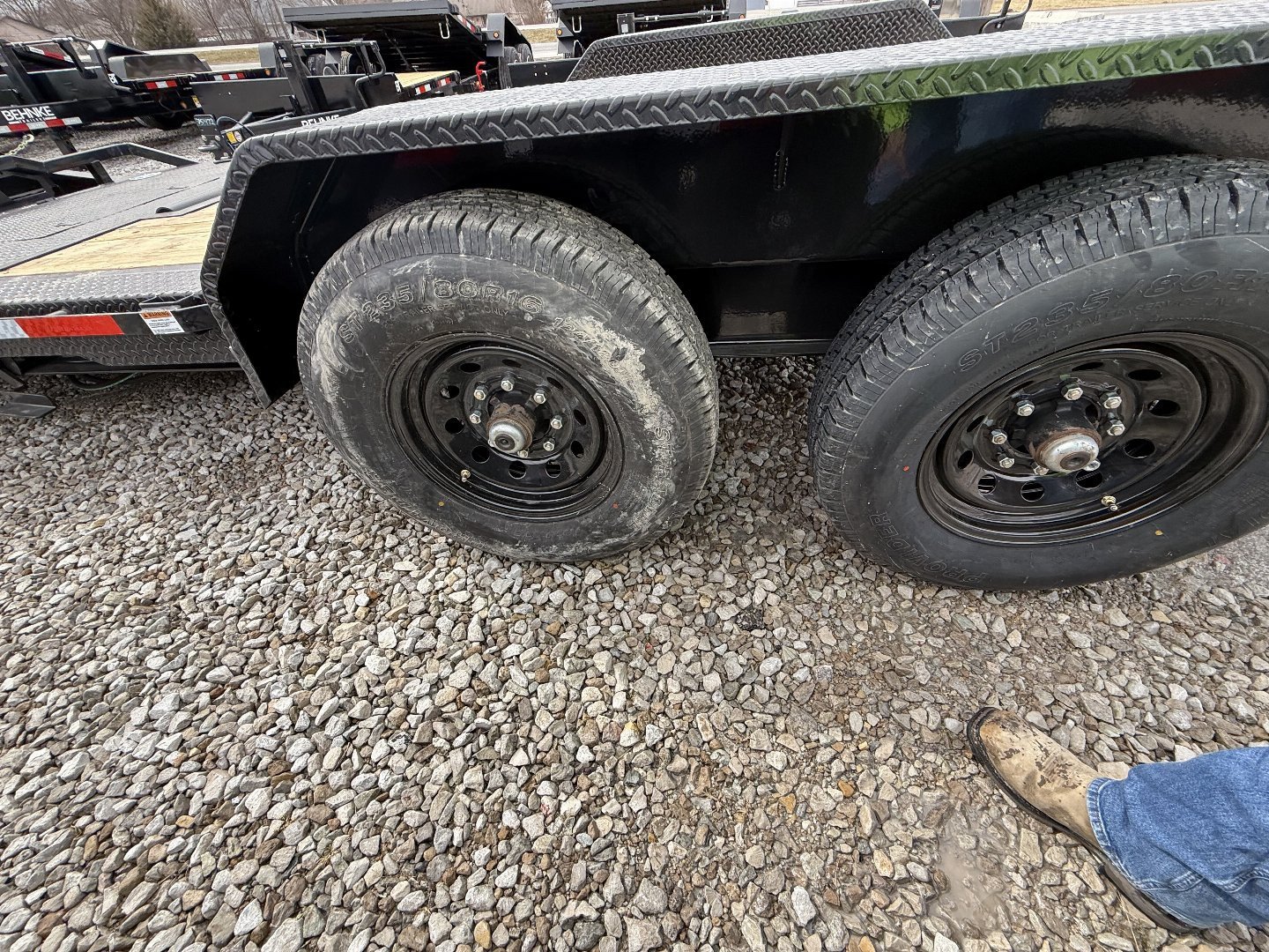 New 2025 RAWMAXX G7X20BP14K Tilt Trailer 83X20 TA (GVW:14000) BLACK