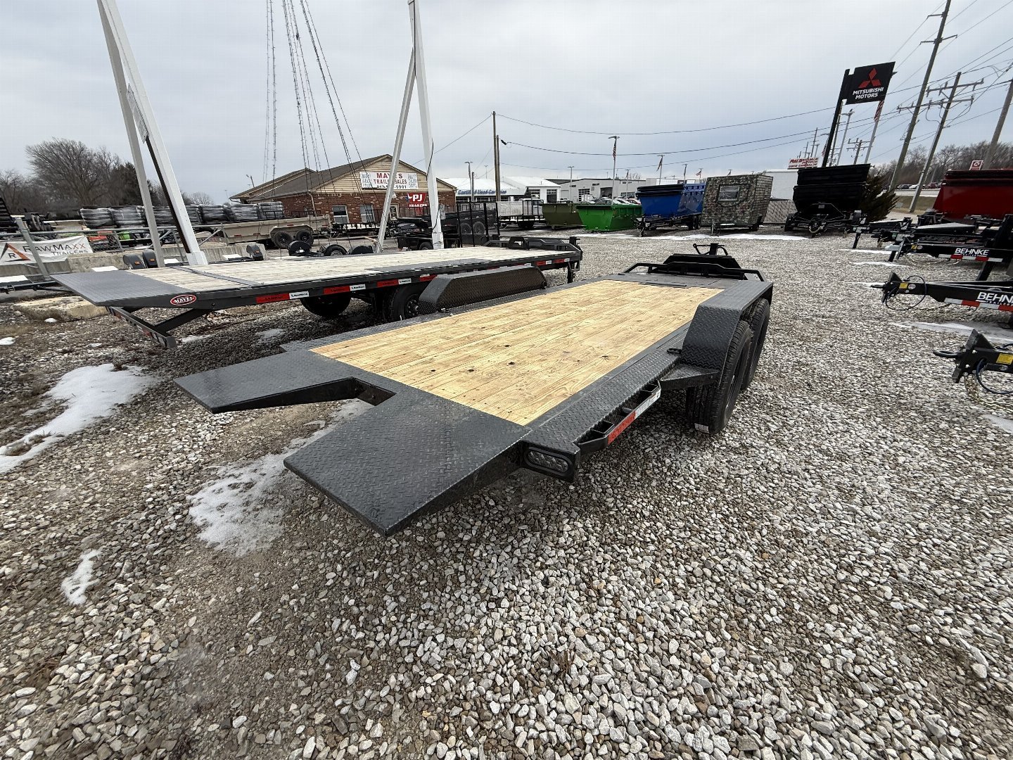 New 2025 RAWMAXX G7X20BP14K Tilt Trailer 83X20 TA (GVW:14000) BLACK