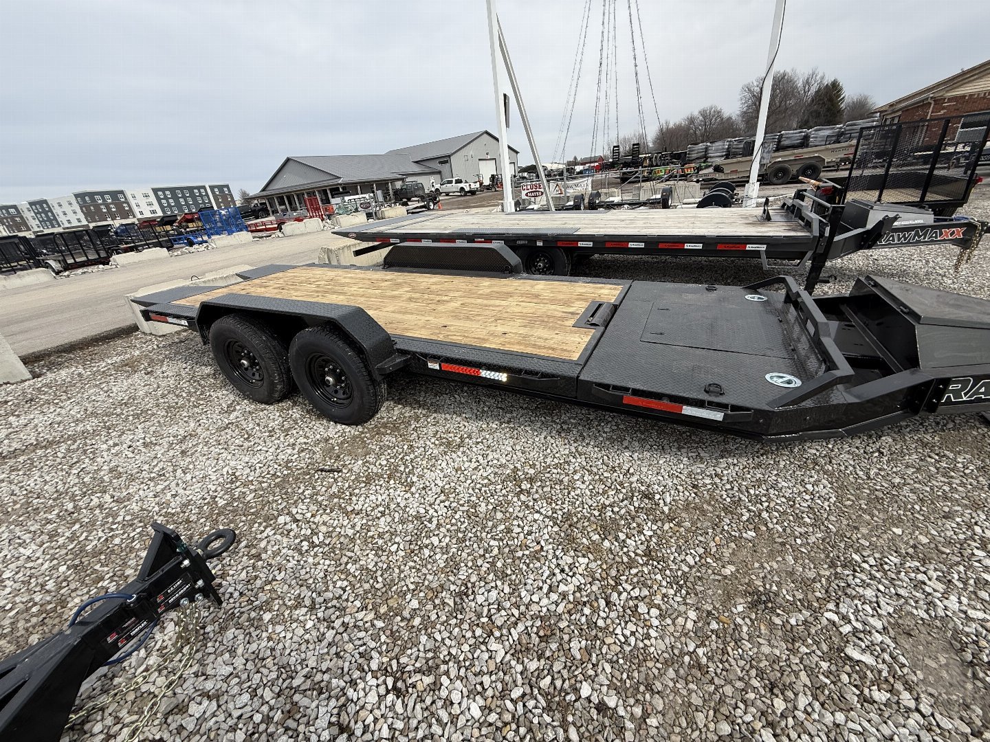 New 2025 RAWMAXX G7X20BP14K Tilt Trailer 83X20 TA (GVW:14000) BLACK