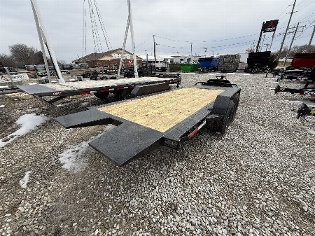 New 2025 RAWMAXX G7X20BP14K Tilt Trailer 83X20 TA (GVW:14000) BLACK