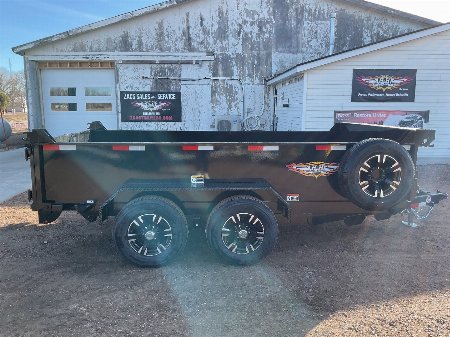 New 2025 H&H Trailers H7612UD-24-100 Dump Trailer