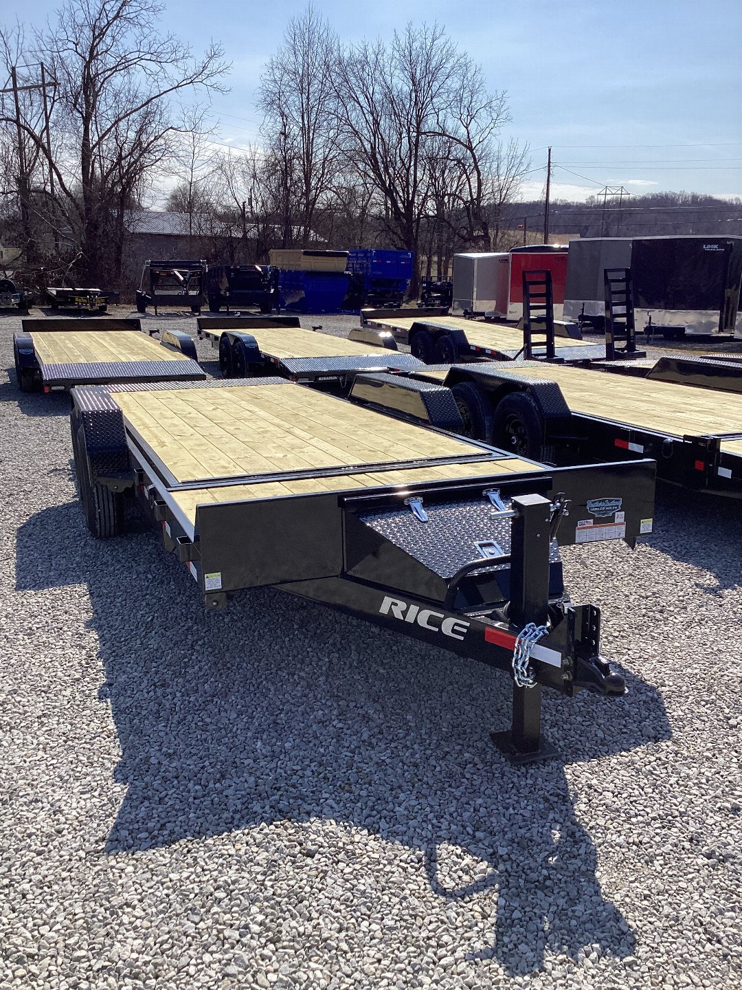 New 2025 Rice Trailers Equipment Partial Tilt 82x20 14K