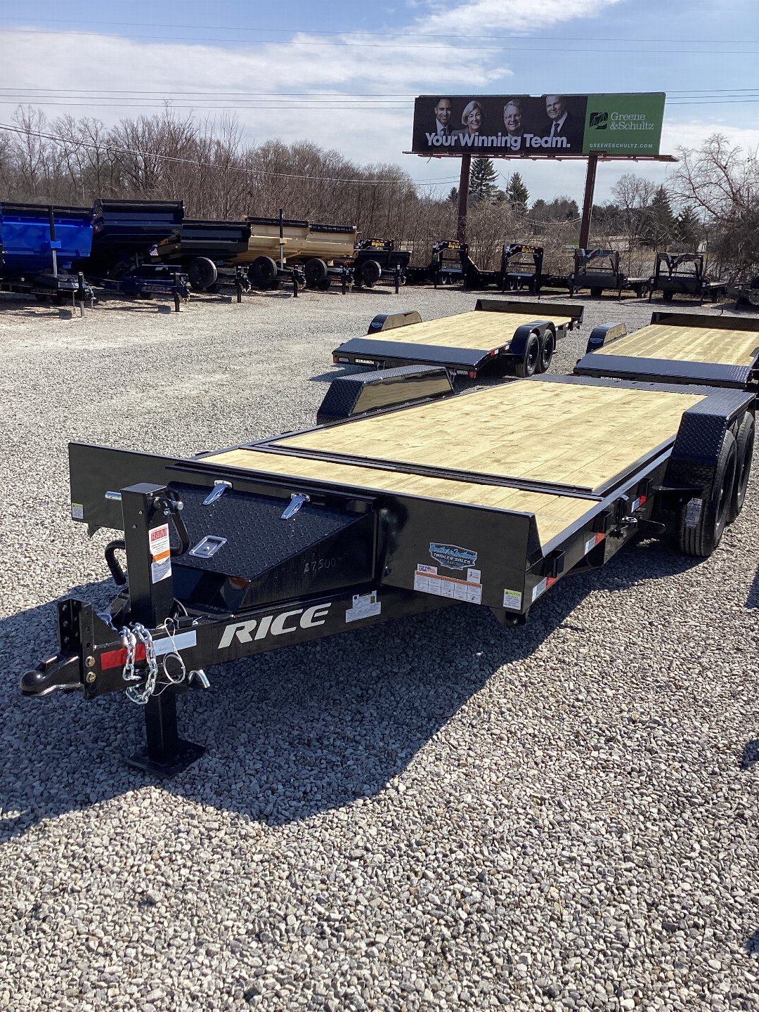 New 2025 Rice Trailers Equipment Partial Tilt 82x20 14K