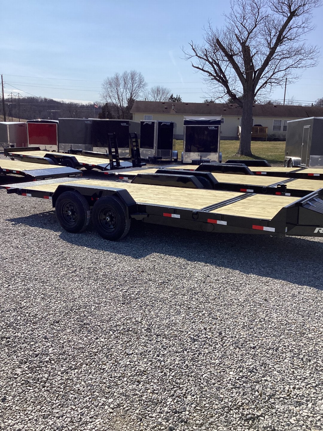 New 2025 Rice Trailers Equipment Partial Tilt 82x20 14K