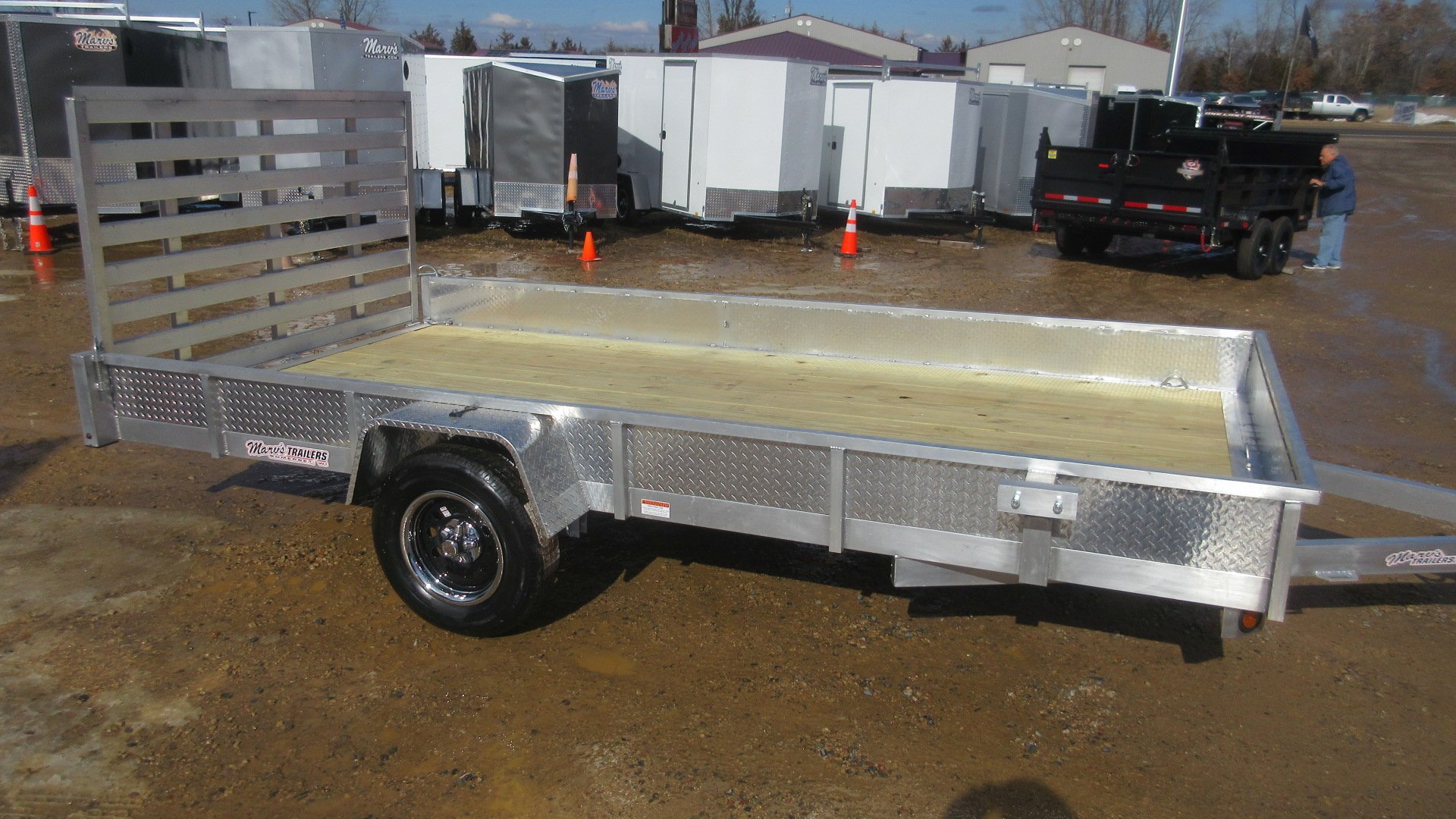 New 2026 Quality Steel and Aluminum Simplicity Utility Trailer