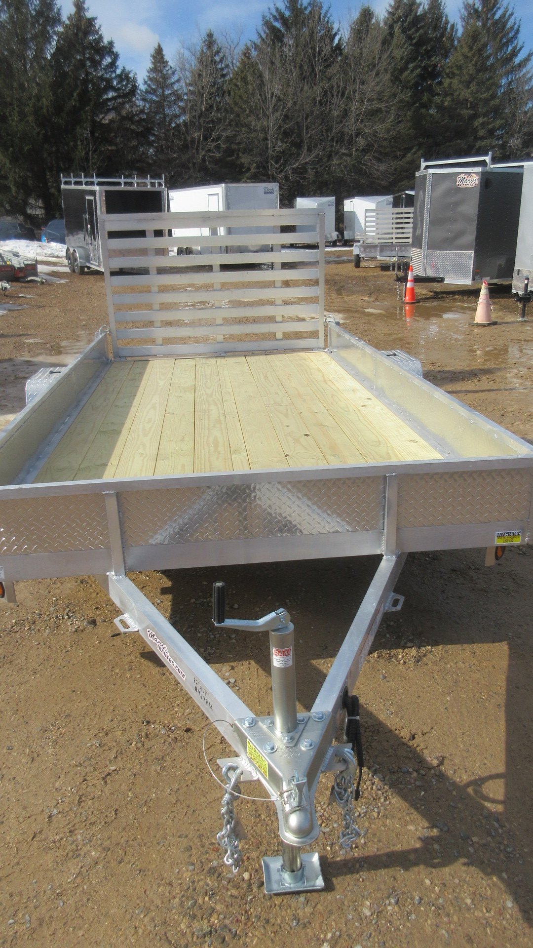 New 2026 Quality Steel and Aluminum Simplicity Utility Trailer