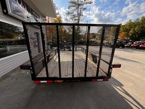 New 2025 Down2Earth 76X12 Tube Top Powder Coated Utility Trailer for Sale