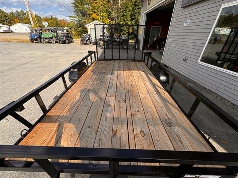 New 2025 Down2Earth 76X12 Tube Top Powder Coated Utility Trailer for Sale