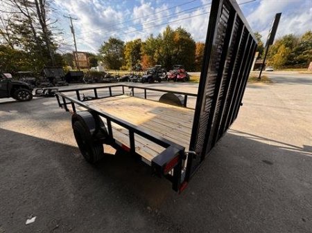 New 2025 Down2Earth 76X12 Tube Top Powder Coated Utility Trailer for Sale