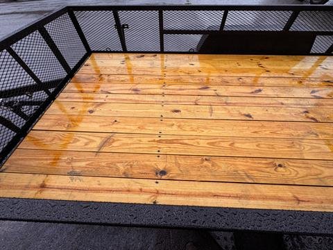 New 2025 Down2Earth 82X14 Utility 7000lb GVWR w/2 FT mesh Sides (DTE8214YT3.5BHS) for Sale