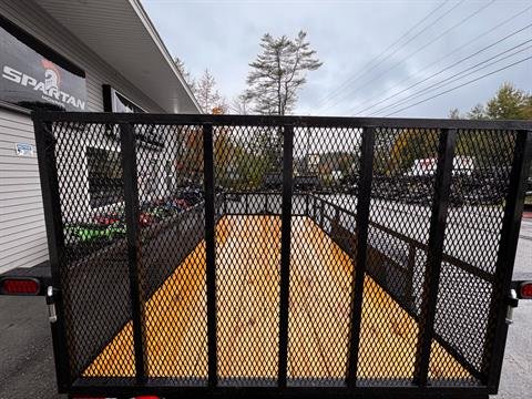 New 2025 Down2Earth 82X14 Utility 7000lb GVWR w/2 FT mesh Sides (DTE8214YT3.5BHS) for Sale