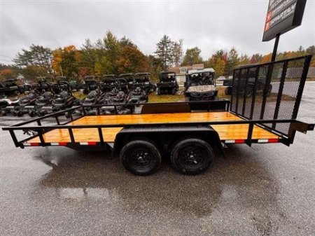 New 2025 Down2Earth 82x16 Utility Trailer 7,000lb GVWR (DTE8216UT3.5B) for Sale