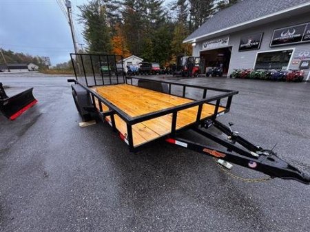 New 2025 Down2Earth 82x16 Utility Trailer 7,000lb GVWR (DTE8216UT3.5B) for Sale