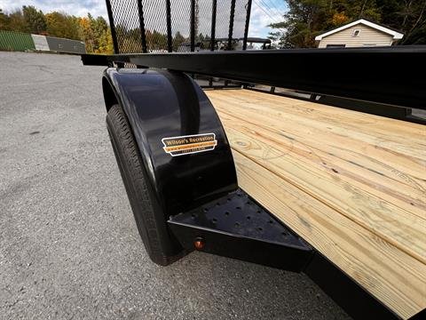 New 2025 Down2Earth 76X14 Utility Trailer Tube Top Powder Coated for Sale