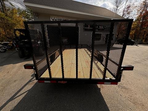 New 2025 Down2Earth 76X14 Utility Trailer Tube Top Powder Coated for Sale