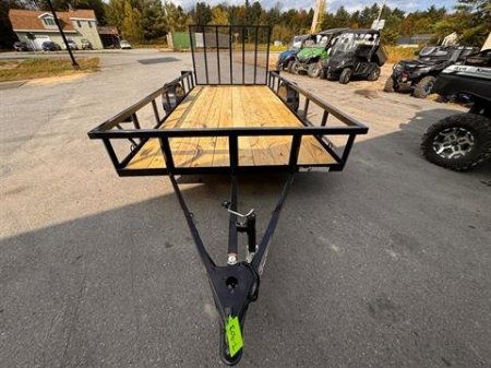 New 2025 Down2Earth 76X14 Utility Trailer Tube Top Powder Coated for Sale