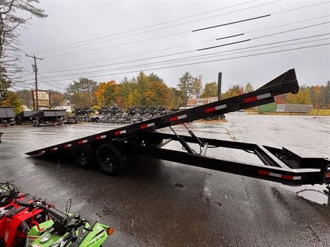 New 2025 Down2Earth 102x22 Deck Over Tilt 14,000 GVWR (DTE10222DOT7BW) for Sale