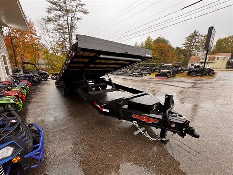 New 2025 Down2Earth 102x22 Deck Over Tilt 14,000 GVWR (DTE10222DOT7BW) for Sale