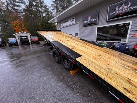 New 2025 Down2Earth 102x22 Deck Over Tilt 14,000 GVWR (DTE10222DOT7BW) for Sale