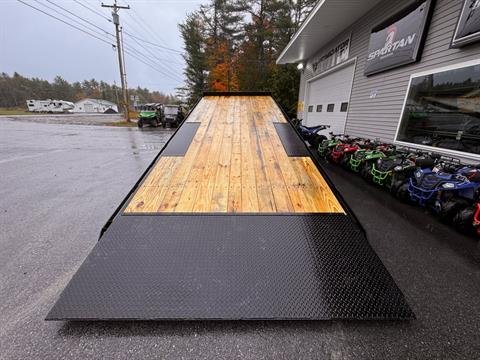 New 2025 Down2Earth 102x22 Deck Over Tilt 14,000 GVWR (DTE10222DOT7BW) for Sale