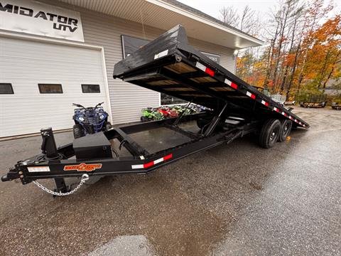 New 2025 Down2Earth 102x22 Deck Over Tilt 14,000 GVWR (DTE10222DOT7BW) for Sale