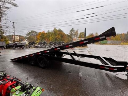 New 2025 Down2Earth 102x22 Deck Over Tilt 14,000 GVWR (DTE10222DOT7BW) for Sale