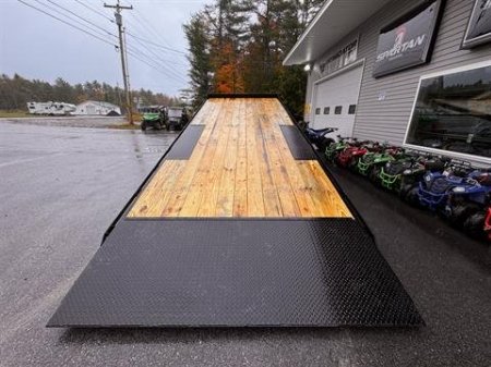 New 2025 Down2Earth 102x22 Deck Over Tilt 14,000 GVWR (DTE10222DOT7BW) for Sale