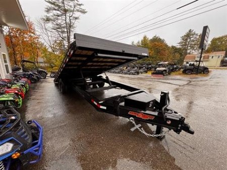 New 2025 Down2Earth 102x22 Deck Over Tilt 14,000 GVWR (DTE10222DOT7BW) for Sale