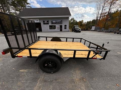 New 2025 Down2Earth 76X10 Utility Trailer Powder Coated Angle for Sale