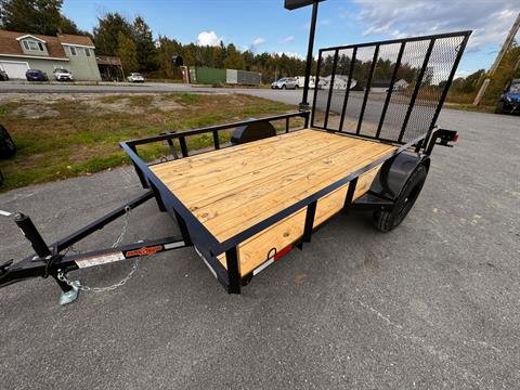 New 2025 Down2Earth 76X10 Utility Trailer Powder Coated Angle for Sale