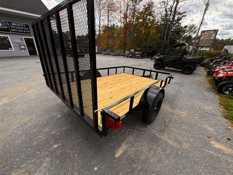 New 2025 Down2Earth 76X10 Utility Trailer Powder Coated Angle for Sale