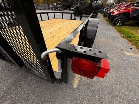 New 2025 Down2Earth 76X10 Utility Trailer Powder Coated Angle for Sale