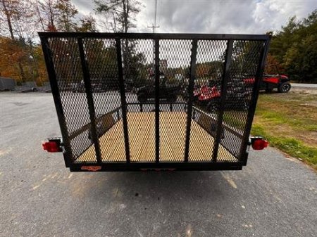 New 2025 Down2Earth 76X10 Utility Trailer Powder Coated Angle for Sale