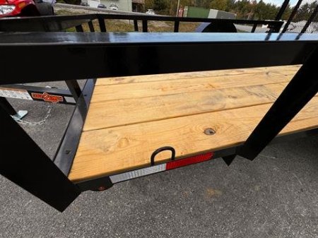 New 2025 Down2Earth 76X10 Utility Trailer Powder Coated Angle for Sale