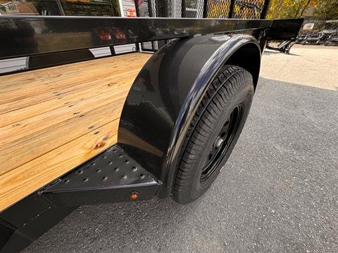 New 2025 Down2Earth 76X10 Tube Top Utility Trailer for Sale