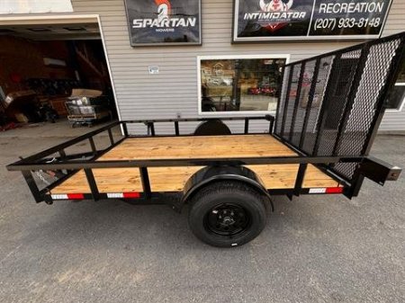 New 2025 Down2Earth 76X10 Tube Top Utility Trailer for Sale