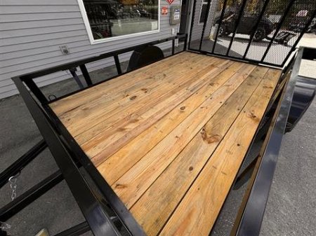 New 2025 Down2Earth 76X10 Tube Top Utility Trailer for Sale