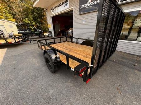 New 2025 Down2Earth 76X10 Tube Top Utility Trailer for Sale
