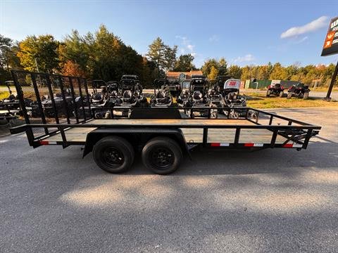 New 2025 Down2Earth 76X16 7,000 LB Powder Coated Utility Trailer for Sale