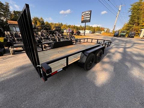 New 2025 Down2Earth 76X16 7,000 LB Powder Coated Utility Trailer for Sale