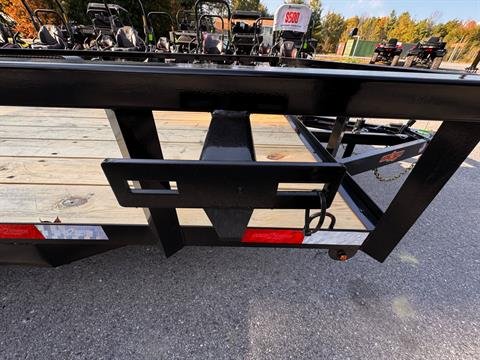 New 2025 Down2Earth 76X16 7,000 LB Powder Coated Utility Trailer for Sale