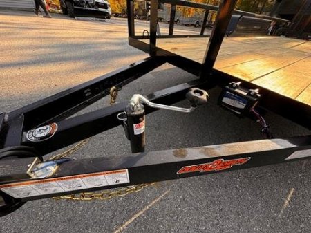 New 2025 Down2Earth 76X16 7,000 LB Powder Coated Utility Trailer for Sale