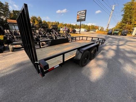 New 2025 Down2Earth 76X16 7,000 LB Powder Coated Utility Trailer for Sale