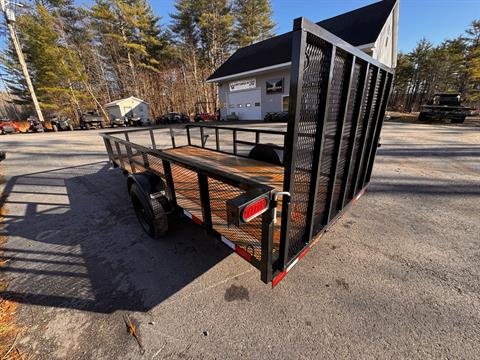 New 2025 Down2Earth 76X14 Single Axle Utility Mesh Sides (DTE7614G19HS) for Sale