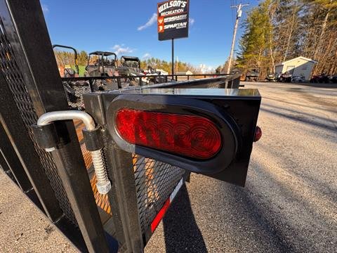 New 2025 Down2Earth 76X14 Single Axle Utility Mesh Sides (DTE7614G19HS) for Sale