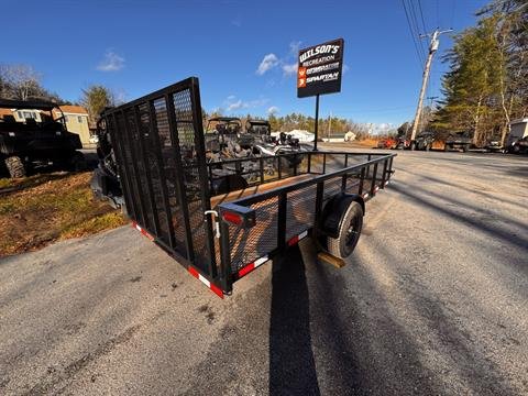 New 2025 Down2Earth 76X14 Single Axle Utility Mesh Sides (DTE7614G19HS) for Sale